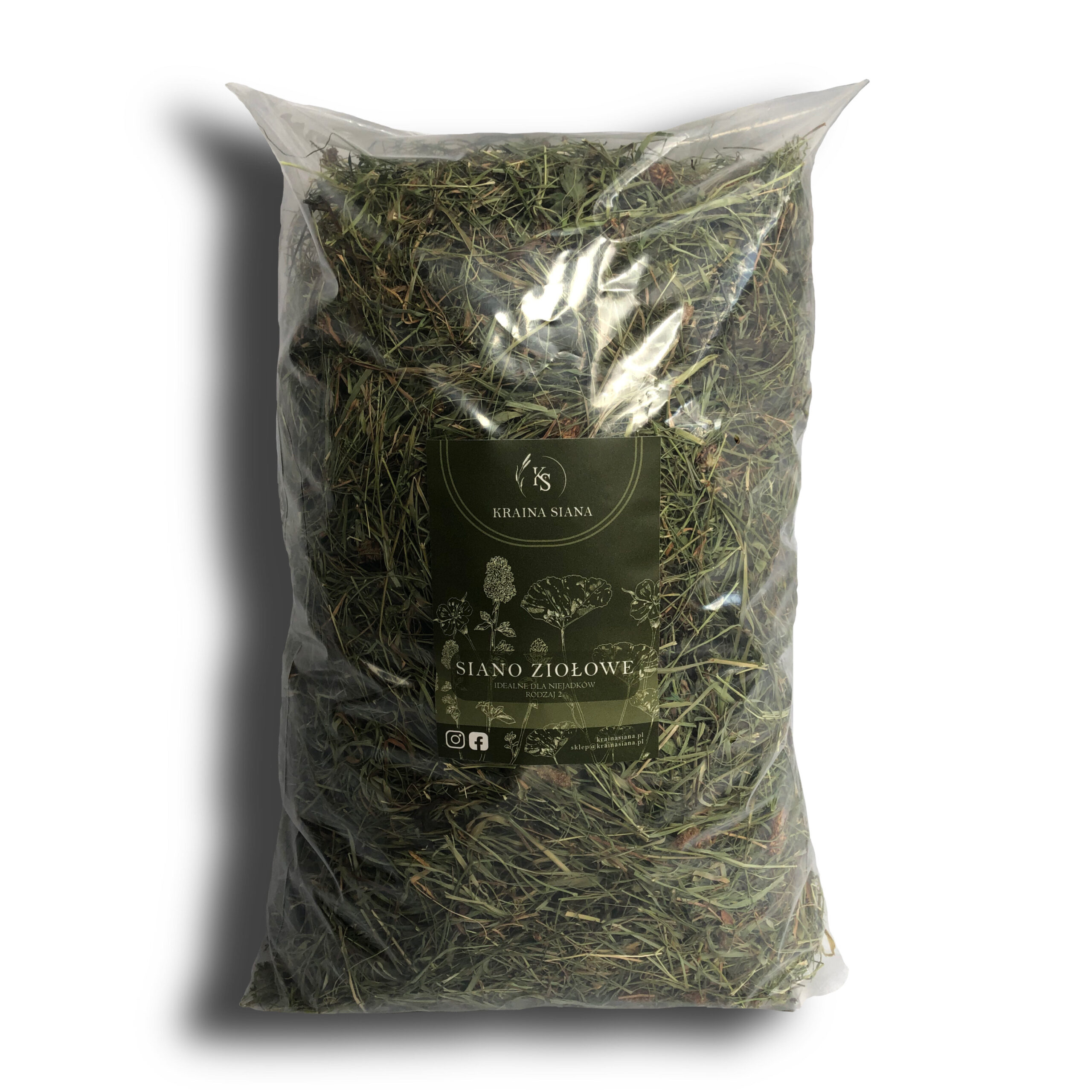 Dwupak 2kg, Sianko łąkowe i ziołowe, rodzaj 1/2. - obrazek 3