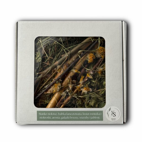 Zestaw z siankiem ziołowym