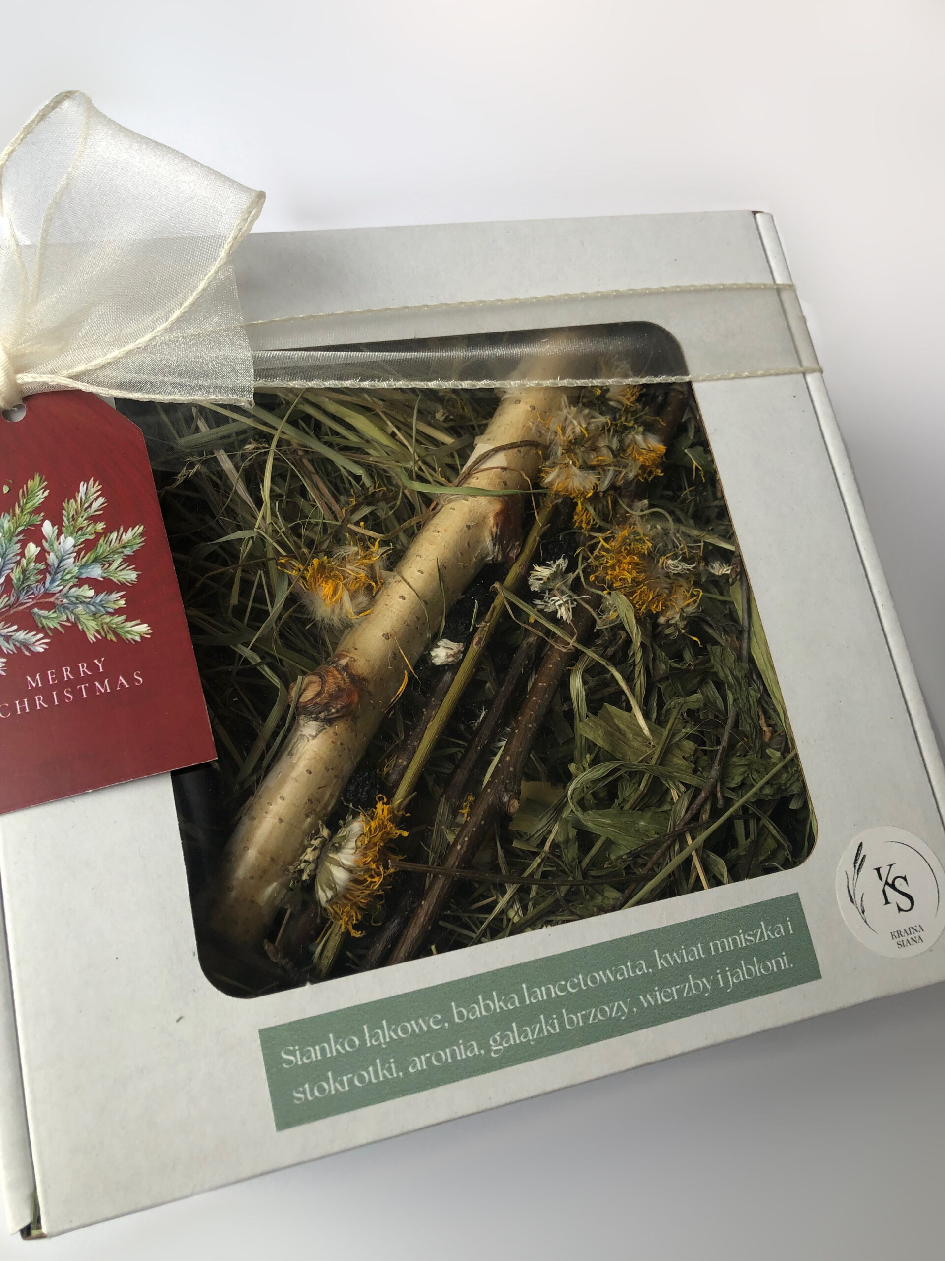 Świąteczny zestaw z siankiem łąkowym - obrazek 2