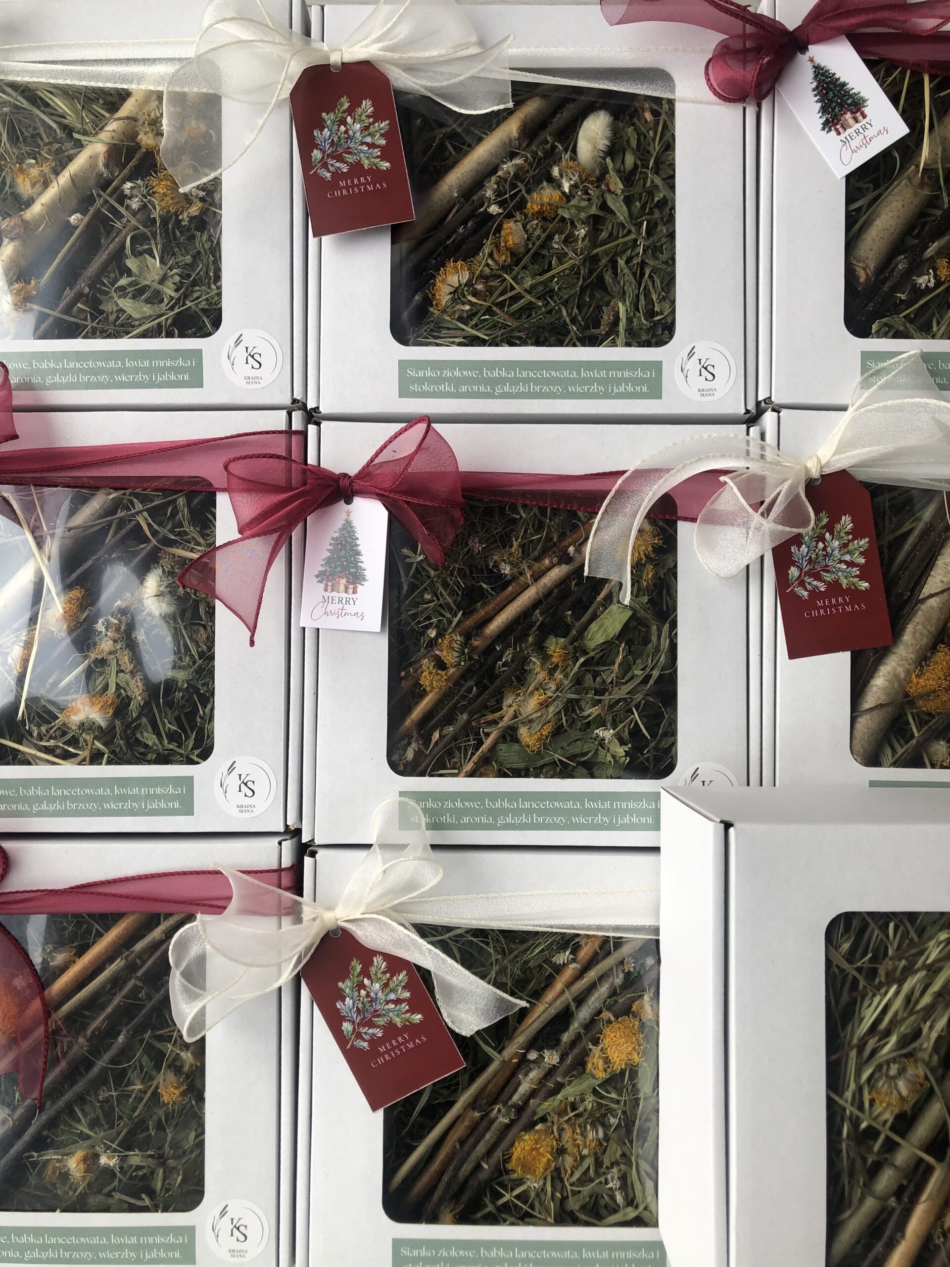 Świąteczny zestaw z siankiem ziołowym - obrazek 2