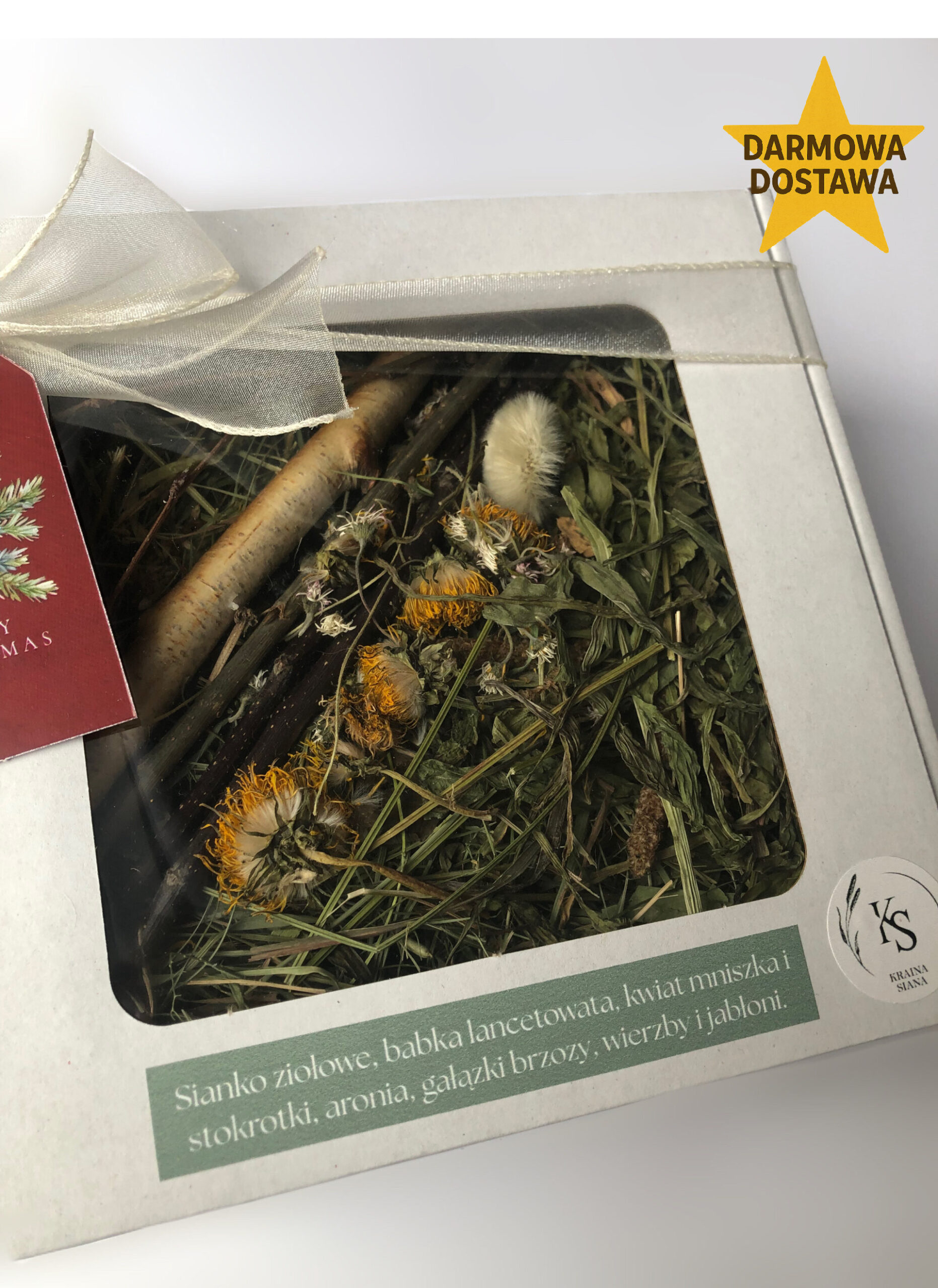 Paczka świąteczna sianko dla królików